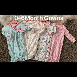 Gerber and Carter Gowns